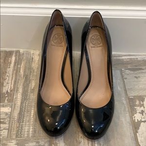 Tory Burch Patent Leather Wedge